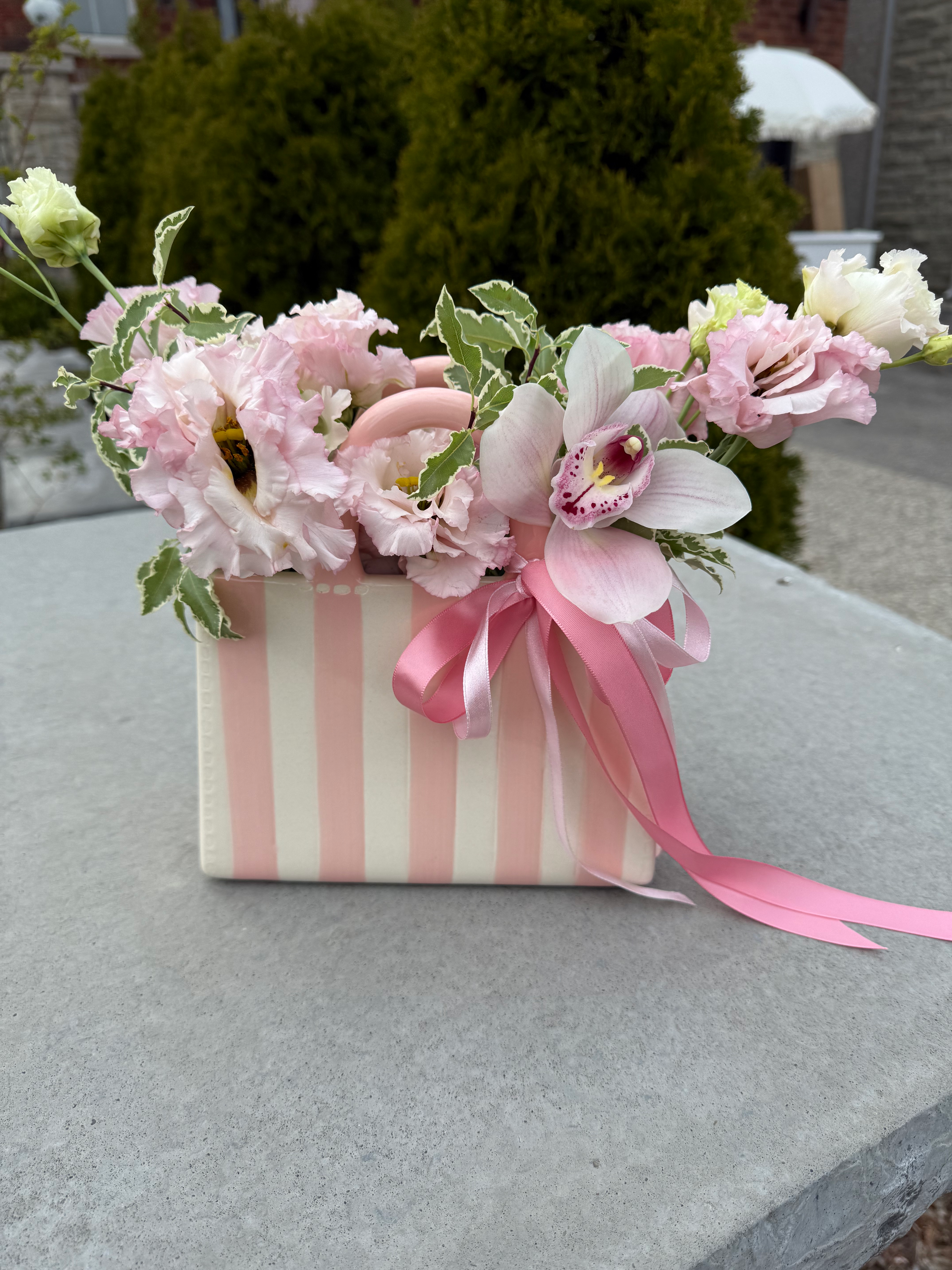 Ceramic Purse Vase