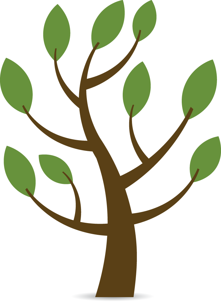 Minimalistic Tree Illustration