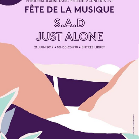 Live Report : SAD et Just Alone à l'Historial Jeanne d'Arc
