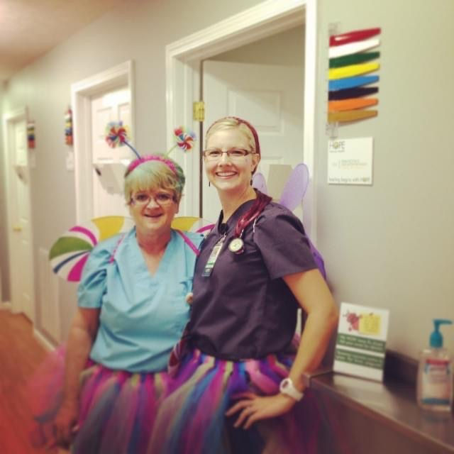 Karen Simons and Amanda Perry, Good HOPE Fairies.