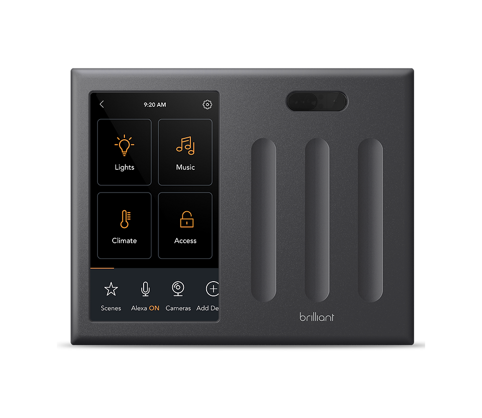 Thumbnail: Brilliant NextGen 3-Switch Panel finish 6