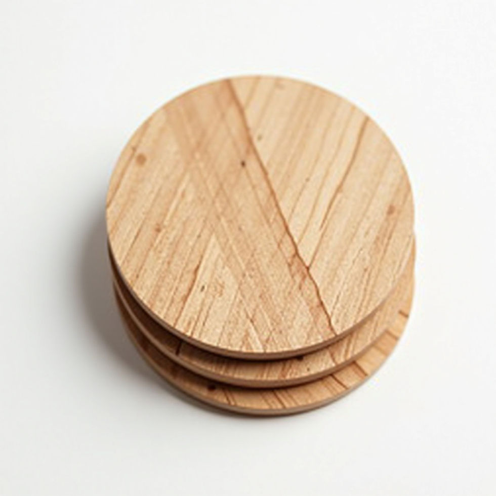 Cherry Wood Coaster