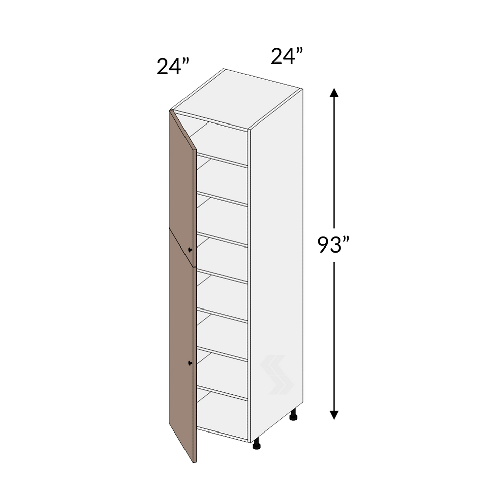15" x 90" tall pantry/storage cabinet — representative product view