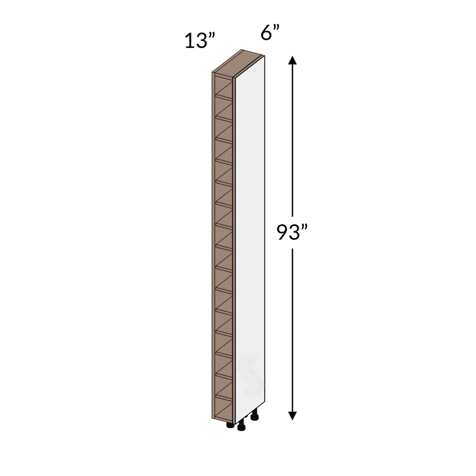 30" x 84" wine storage tower — representative product view