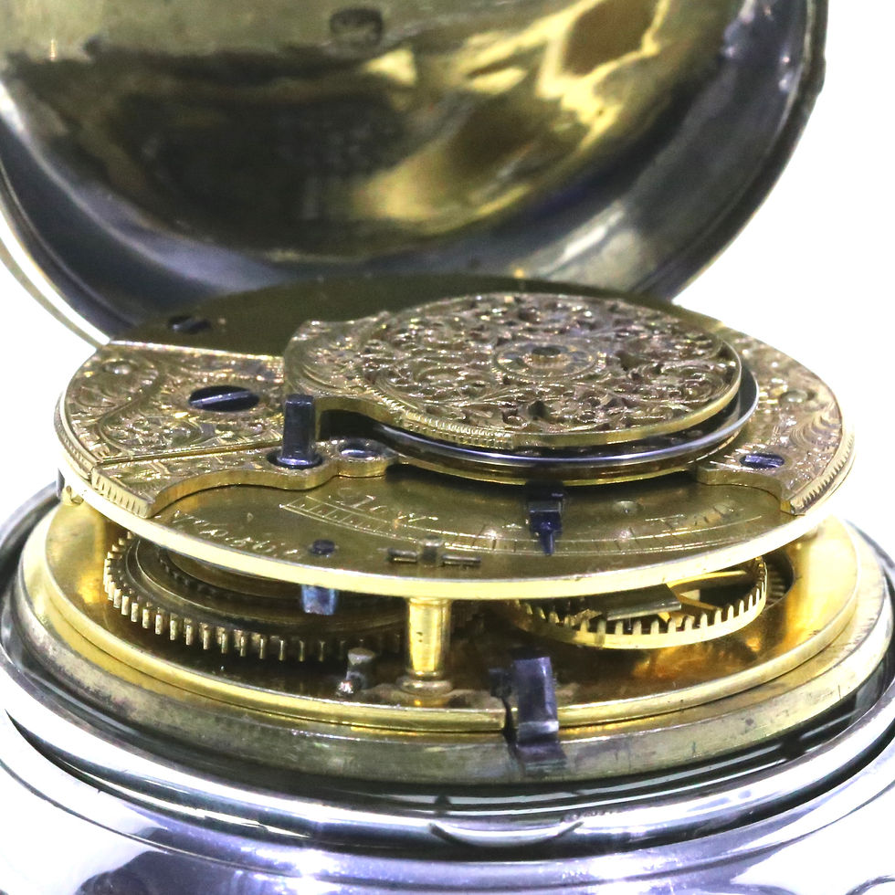 Thumbnail: 1826 Pair Cased Silver Pocket Watch