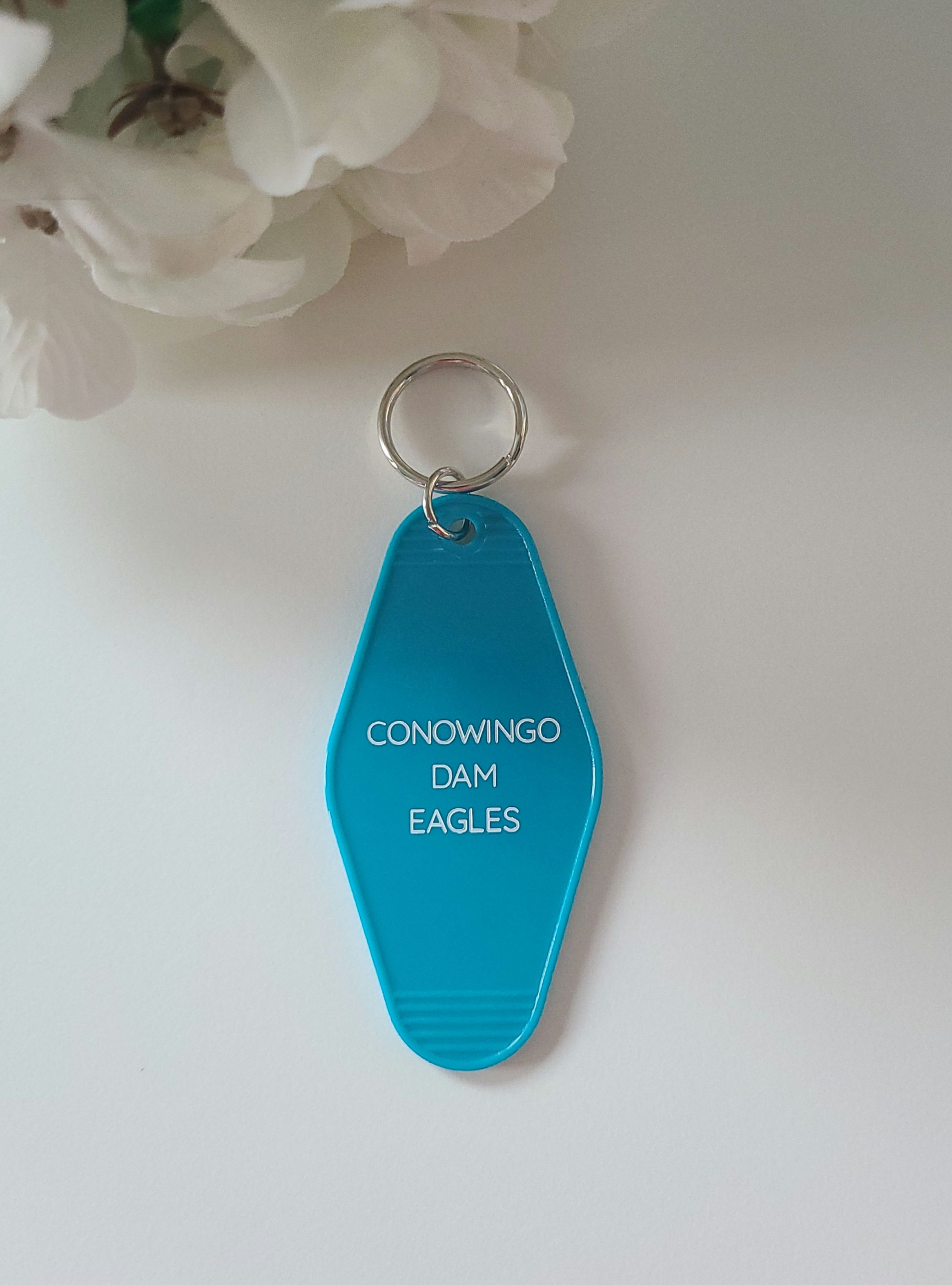 Conowingo Dam Eagles Motel Keychain