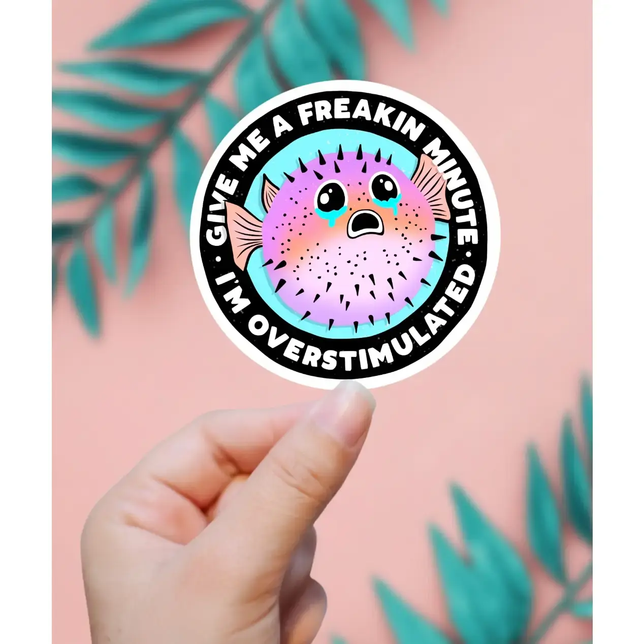 I'm Overstimulated Sticker