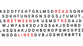 Read between the lines