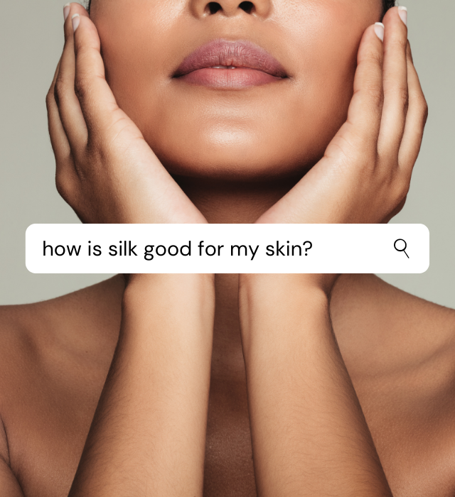 How is silk good for my skin?⠀