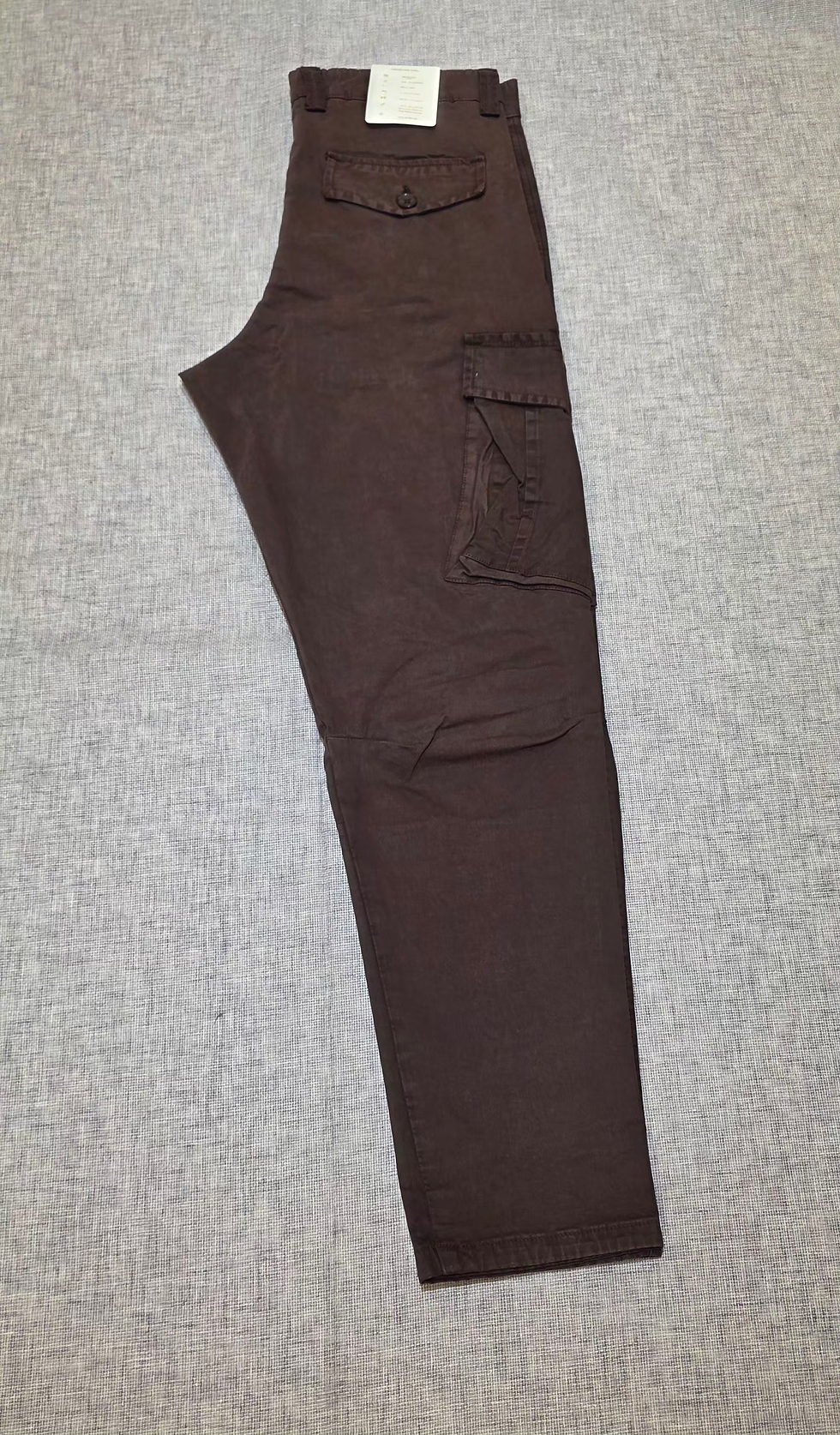 Thumbnail: Copper Cargo Pants with Zipper Pockets