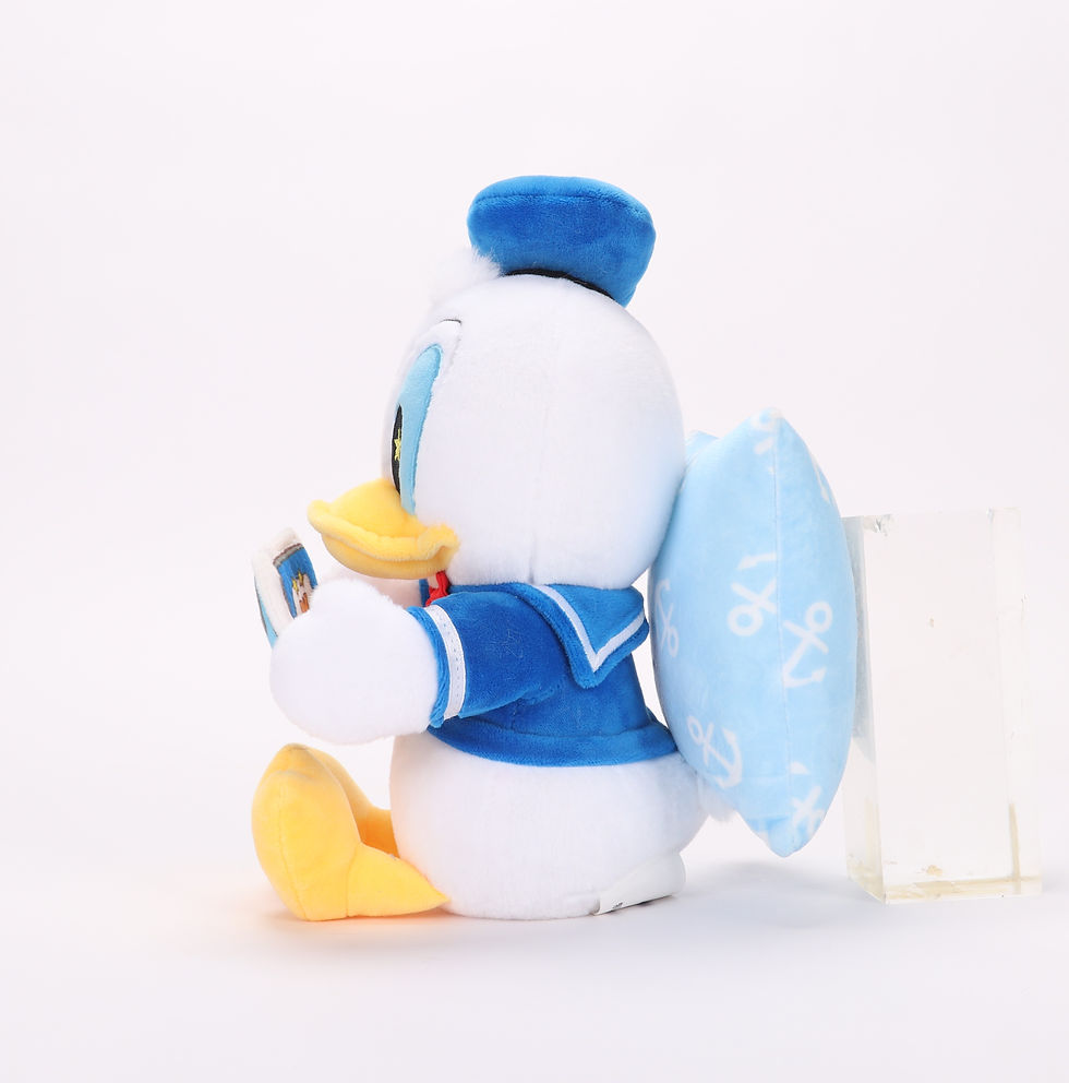 Thumbnail: DISNEY 'One Day of Donald Duck' series 8in plush - Donald Playing Games