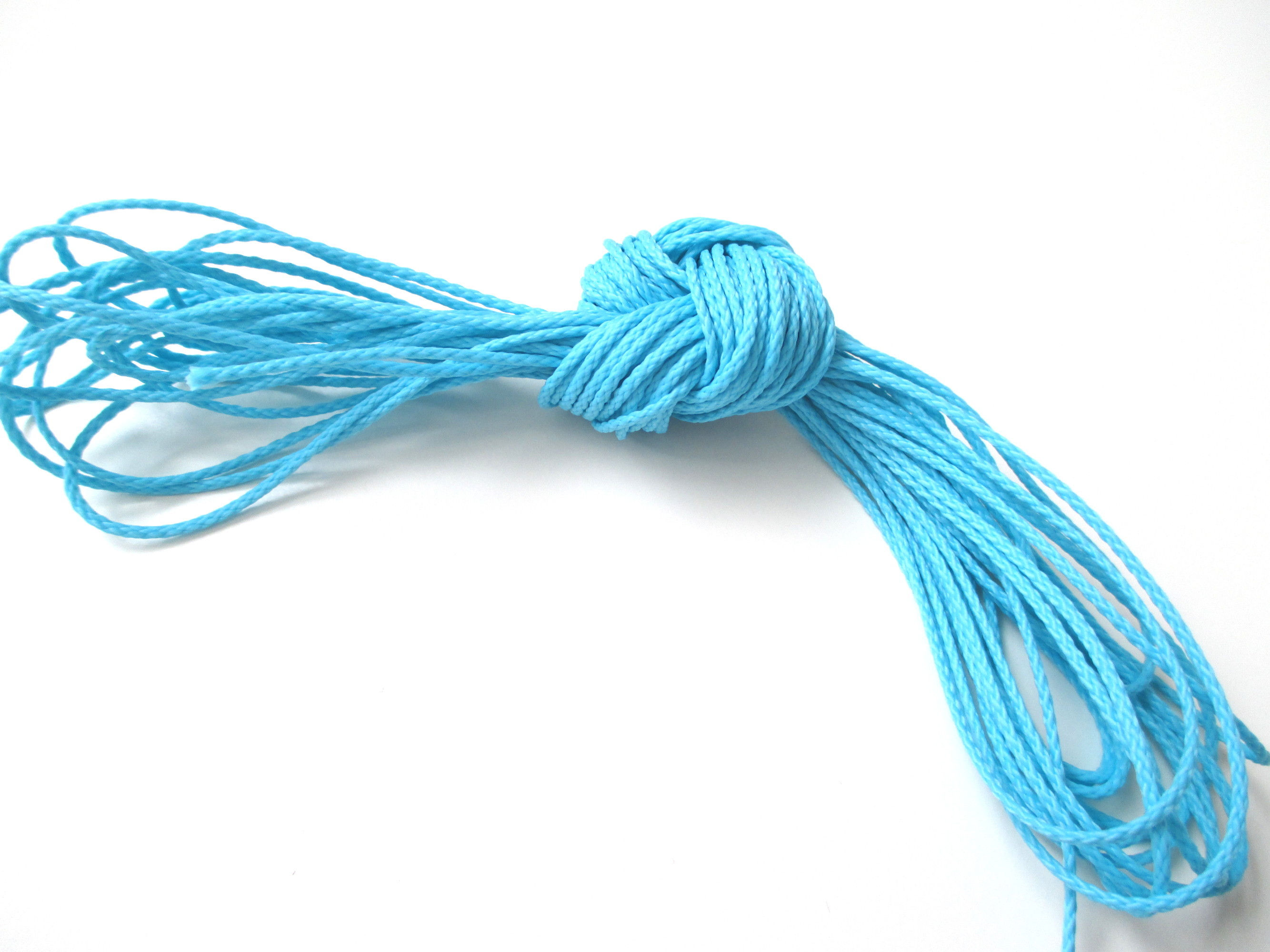 fil pour attache tétine turquoise