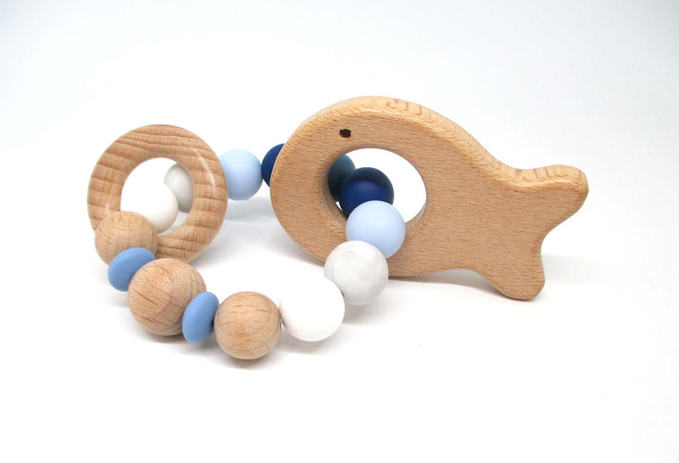 kit anneau de dentition en bois à faire soi-même