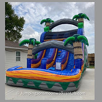 20ft double lane waterslide
