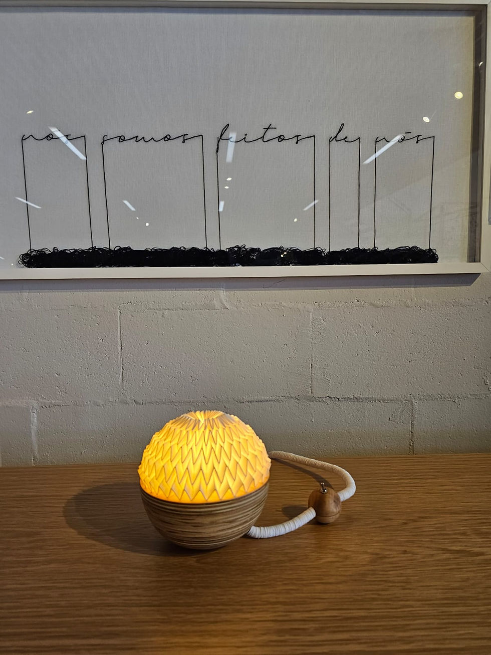 Miniatura: Amber Origami Table Light KUARA