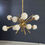 Miniatura: High-end chandelier made with natural stones in a studio.