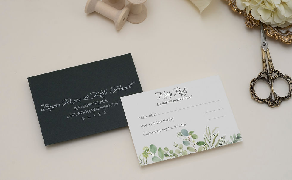 Thumbnail: Eucalyptus Wedding Invitation Suite