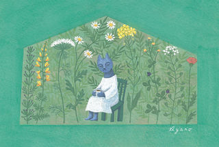 オリジナルデザイン手作り商品 テンペラ画 坂岡知子さん