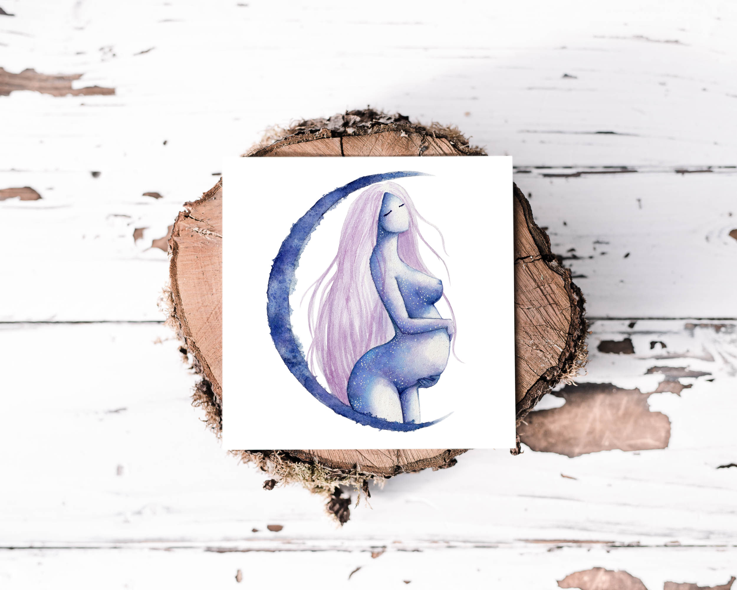 Stay Wild Moon Child Greeting Card