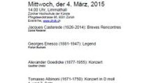 Podium Trompetenklassen Laurent Tinguely und Frits Damrow