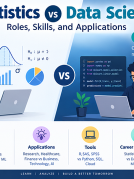 Statistics vs Data Science: Roles, Skills, and Applications