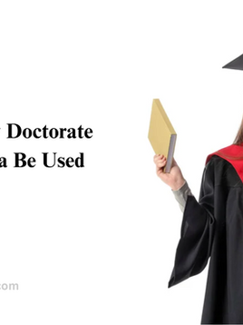 Can Honorary Doctorate Degree in India Be Used as a Title?