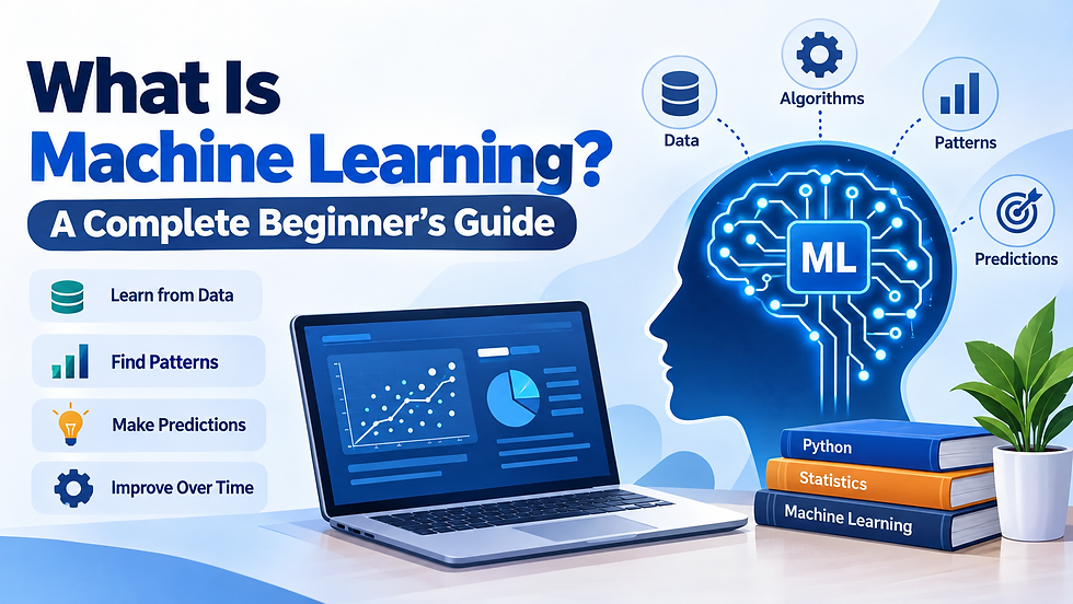 What Is Machine Learning? A Complete Beginner’s Guide