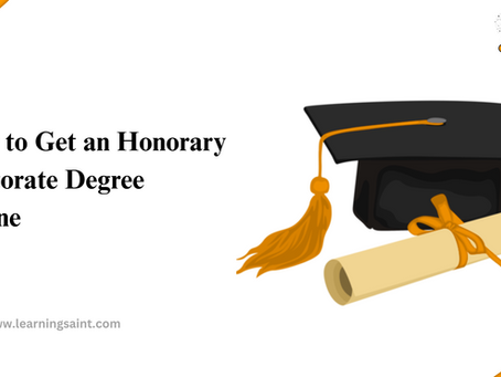 How to Get an Honorary Doctorate Degree Online