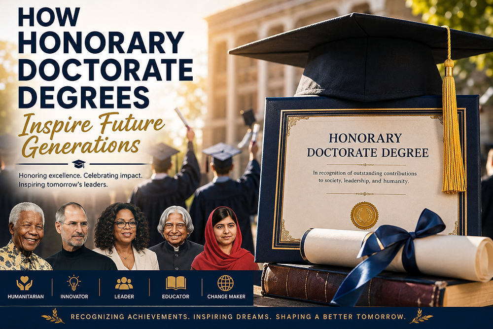 Distance Doctorate How Honorary Doctorate Degrees Inspire Future Generations
