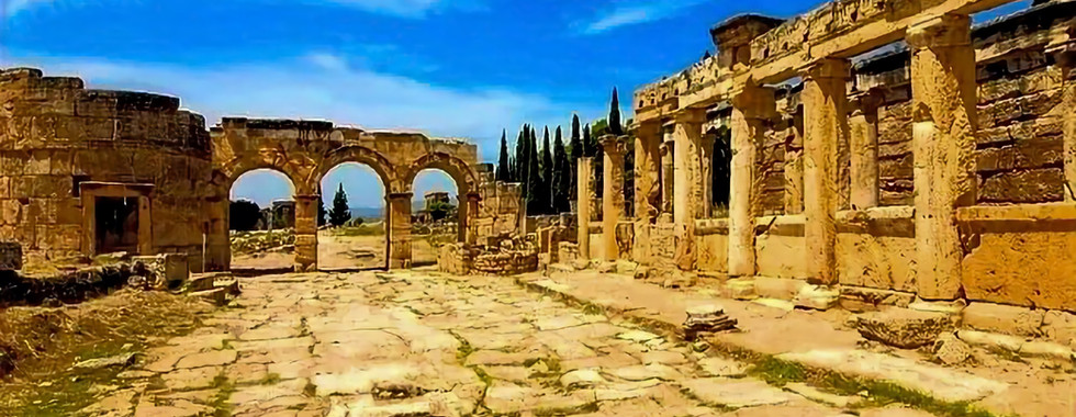 Памуккале-Pamukkale-Иераполь-Иераполис-Хиераполис-Hierapolis