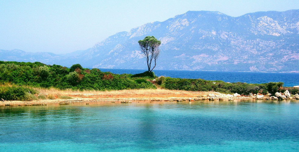 Острів Клеопатри,Пляж Клеопатри,Кедраї,Cedrai,Sedir,Седір,Седраї.