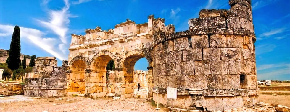 Памуккале-Pamukkale-Иераполь-Иераполис-Хиераполис-Hierapolis