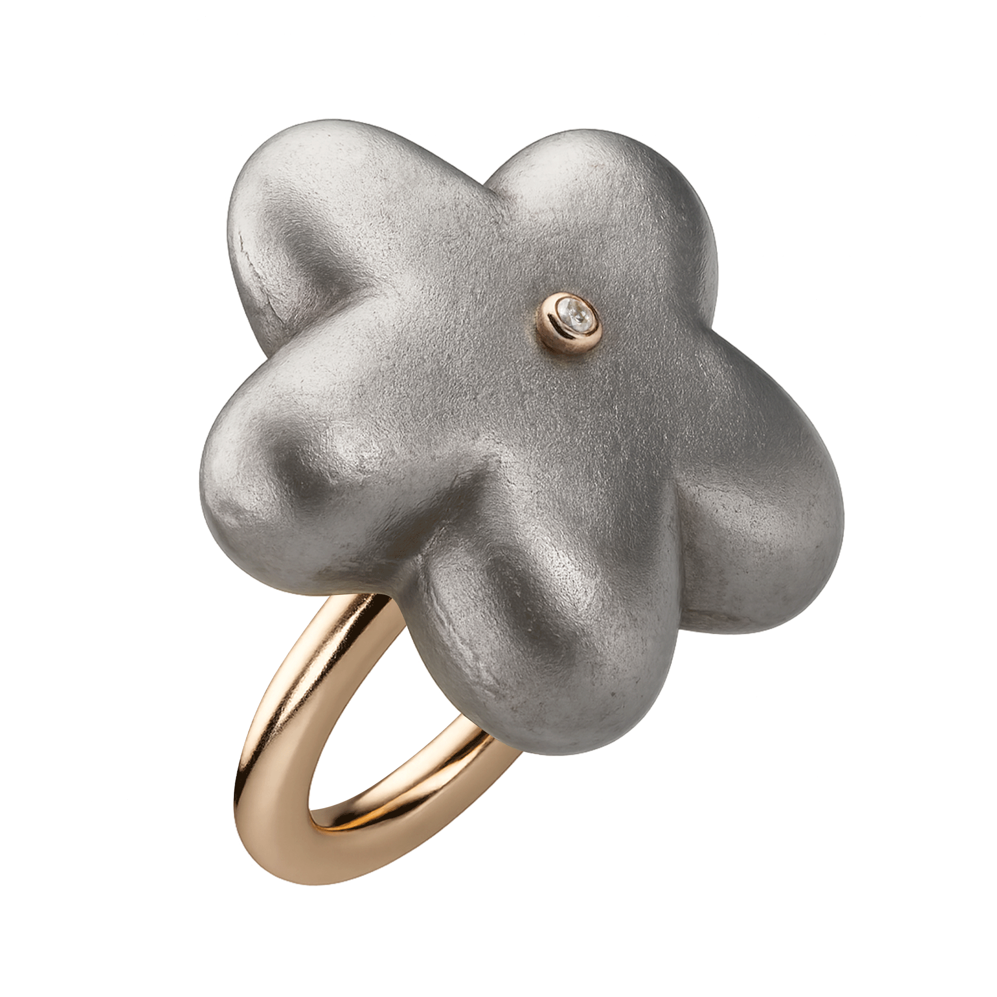 Puffed Flower ring