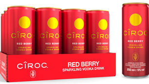 Cîroc expands RTD offering with Red Berry Vodka cans