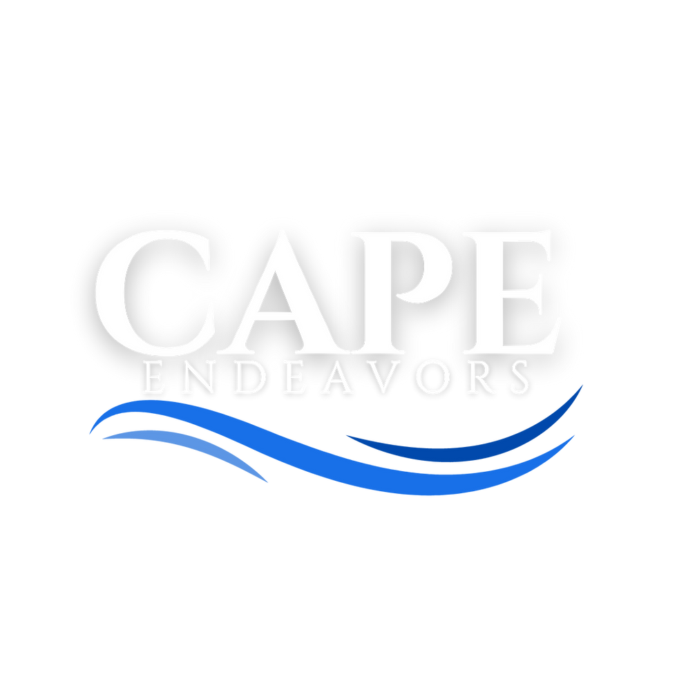 Cape Endeavors White Logo