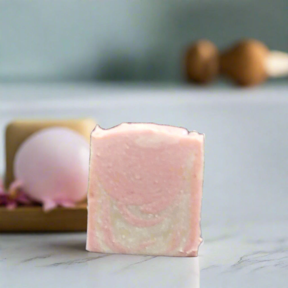 Thumbnail: Rose Quartz Triple Butter Soap Bar 4.5oz