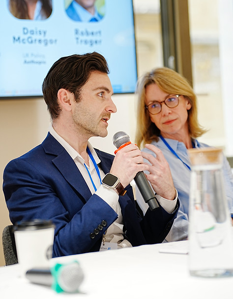 Broderick McDonald speaking at the Oxford Generative AI Summit