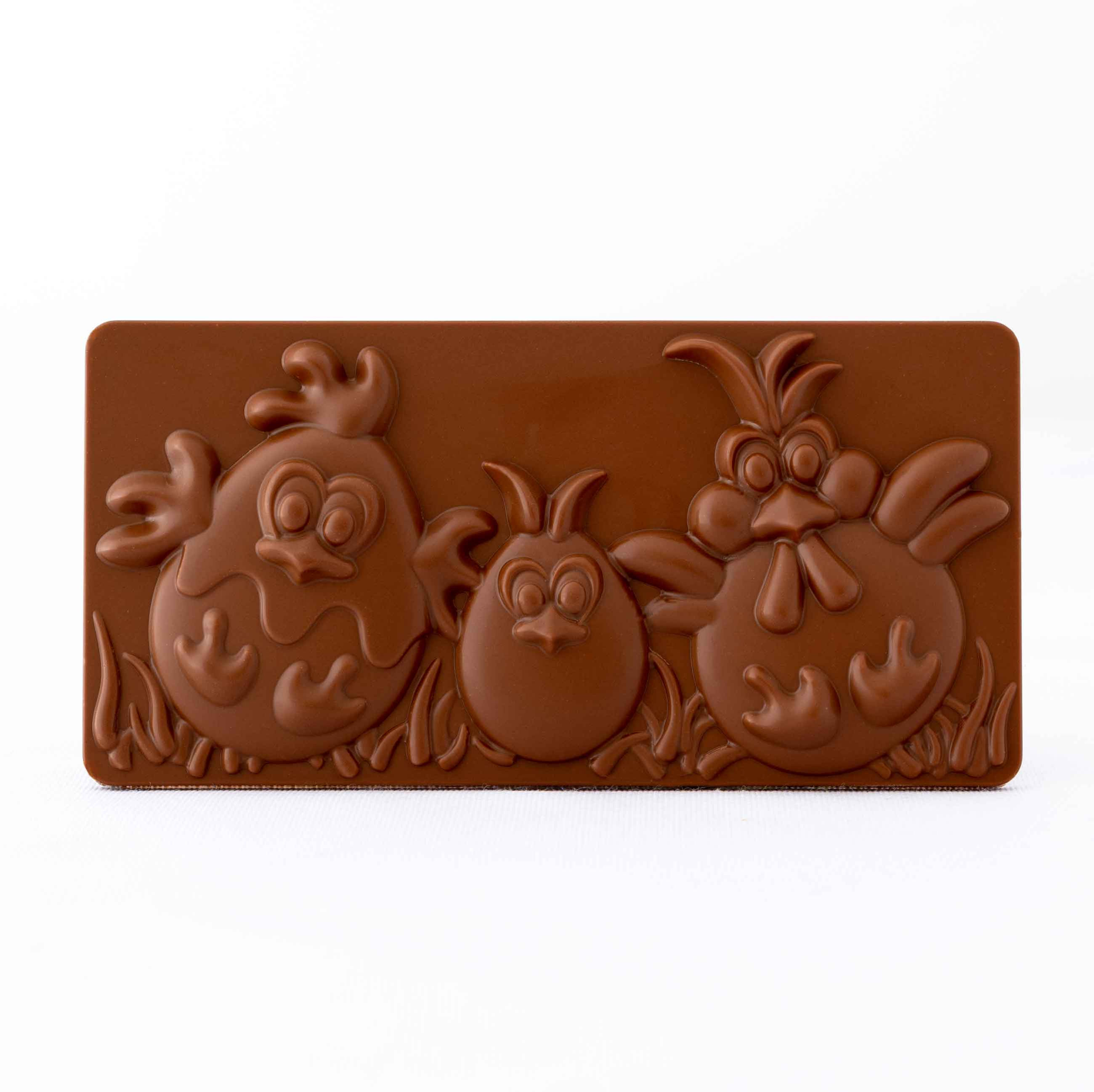 La tablette de chocolat les amis de Pâques