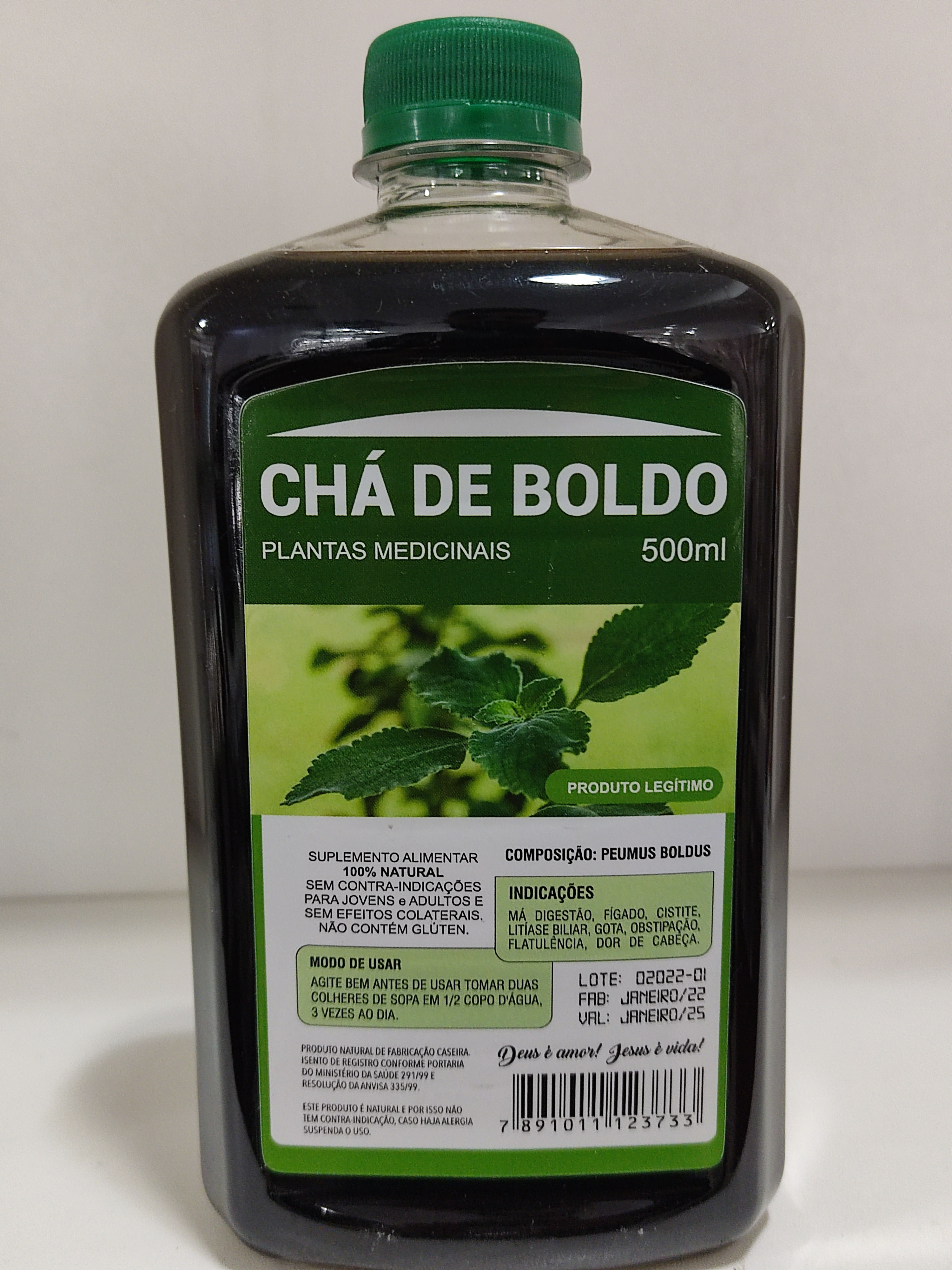 Chá de Boldo Líquido 500ml