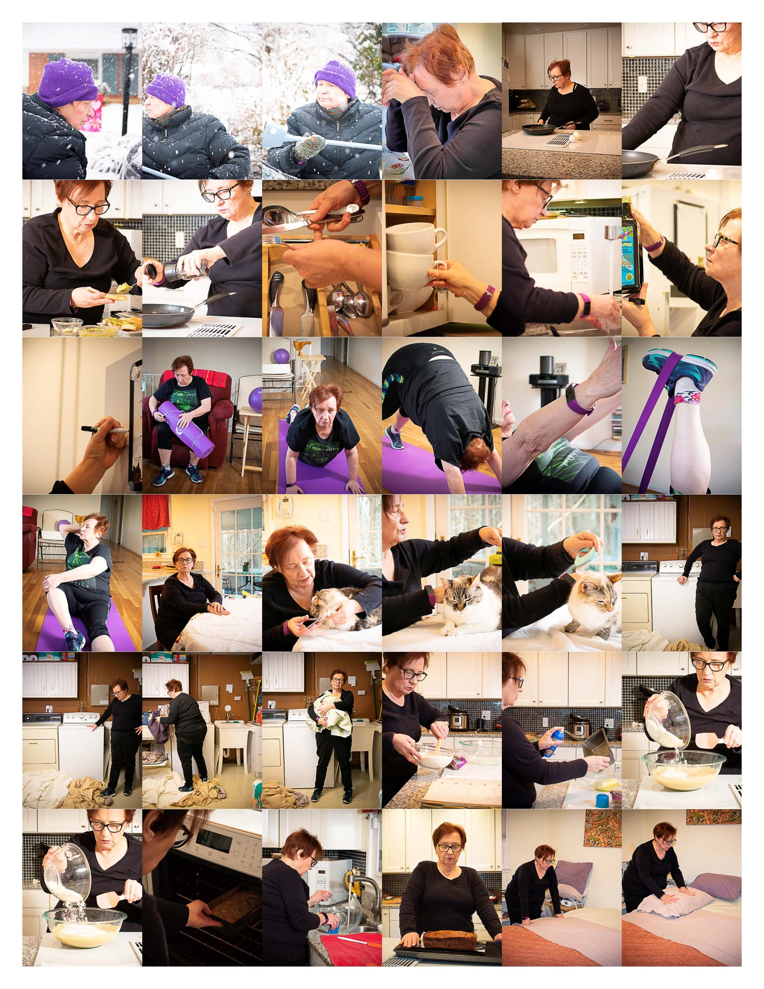 March 2021 contact sheet for Senior Project 497.