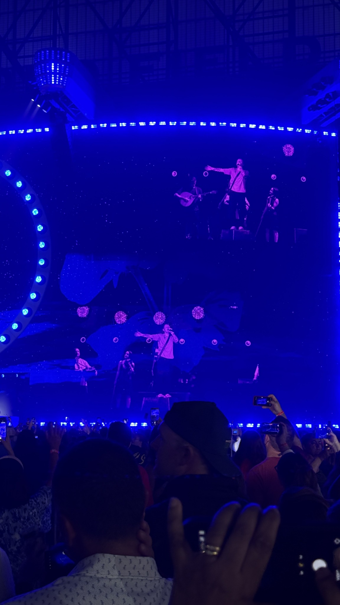 Concert stage during the Ed Sheeran show in Detroit in August 2026.