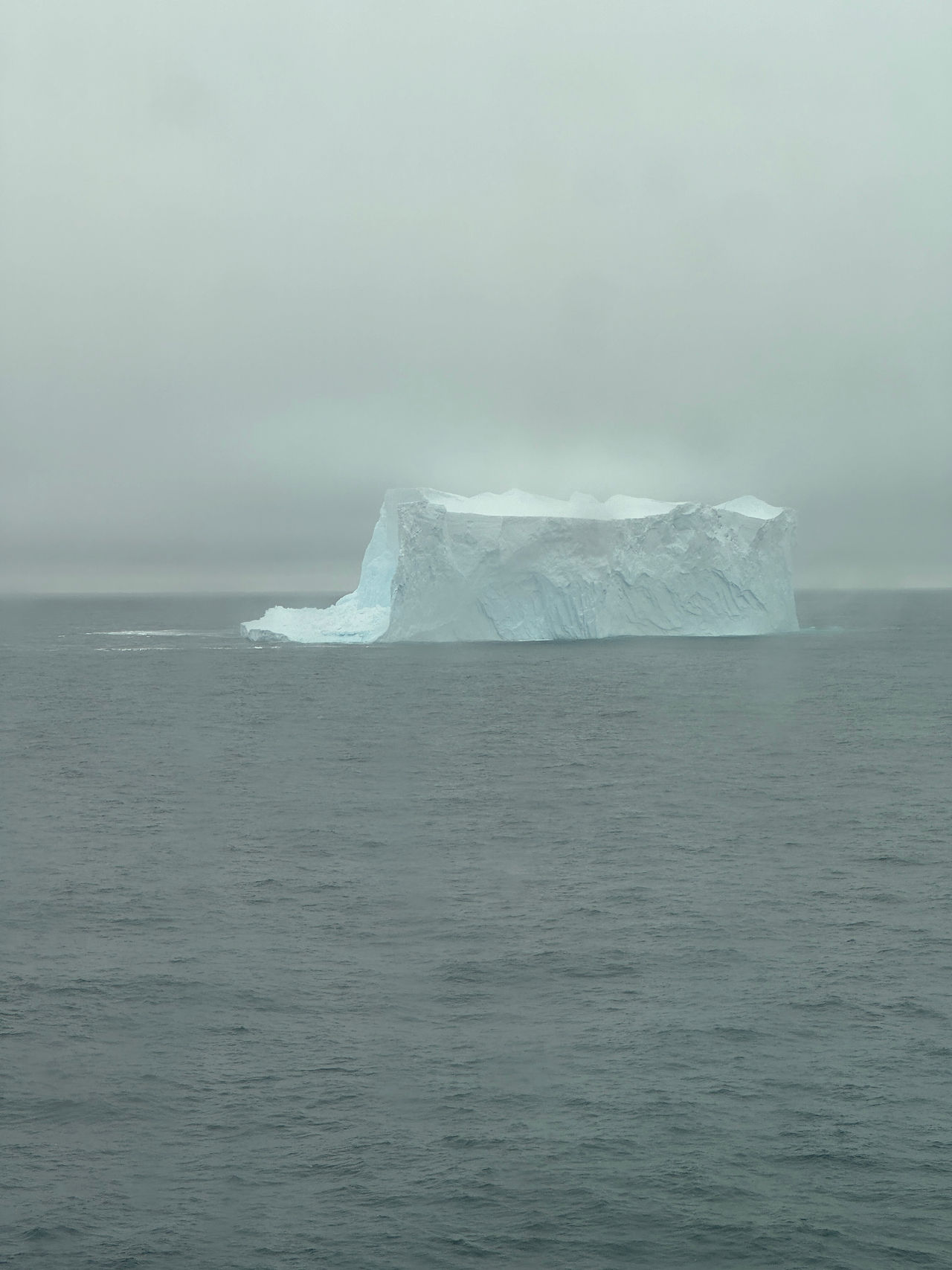 Tabular iceberg in the South Atlantic ocean during World Travels 2023-2024.