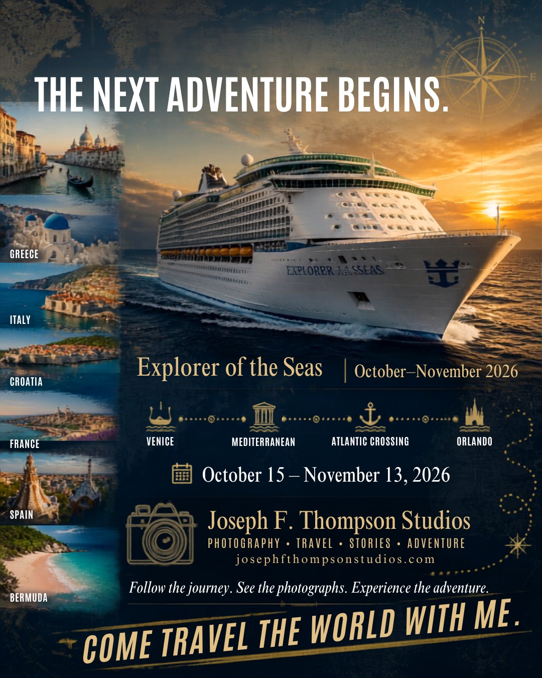 Explorer of the Seas, Europe 2026