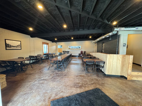 A total gutting and re-building effort transformed the entire space from an old bait shop to this incredible restaurant space