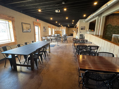 Tables seating groups of 2-16 are located throughout the restaurant in addition to private rooms for bigger groups