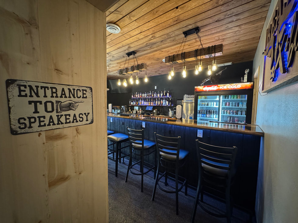 Entrance to Speakeasy Bar