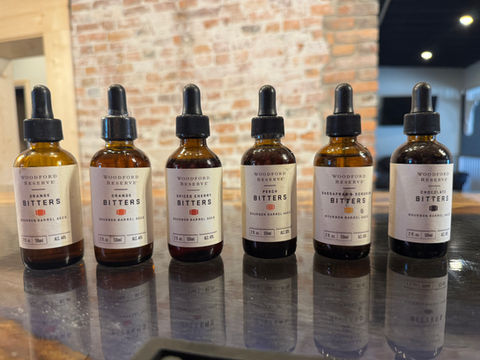 Collection of specialty bitters for Old Fashioned Cocktails