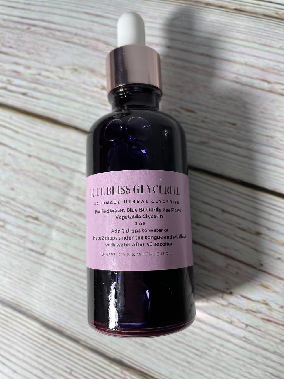 Thumbnail: Blue Bliss Glycerite (Blue Butterfly Pea Flower Extract)