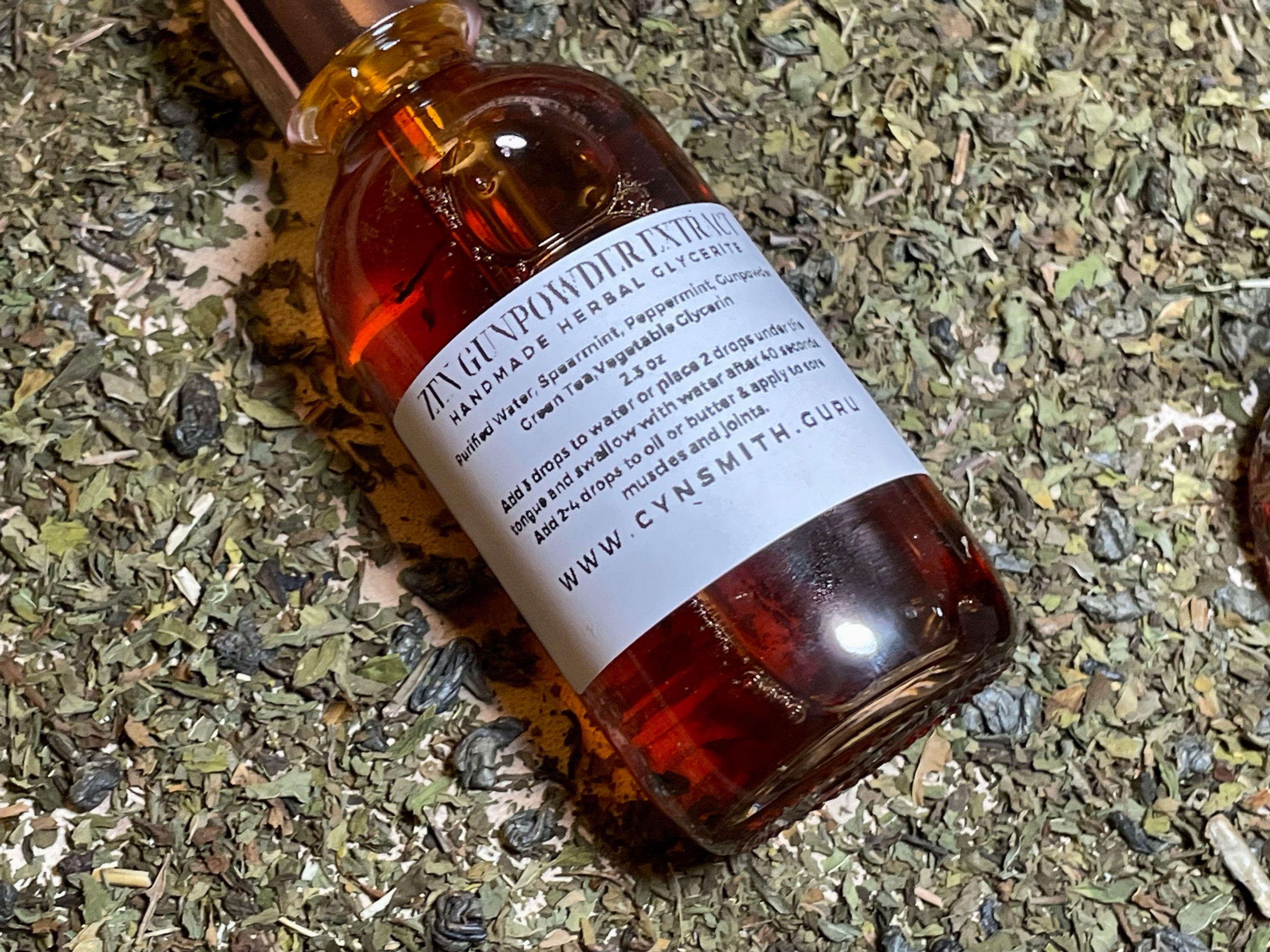 Zen Gun Powder Extract  (Spearmint , Peppermint , Gun Powder Green Tea