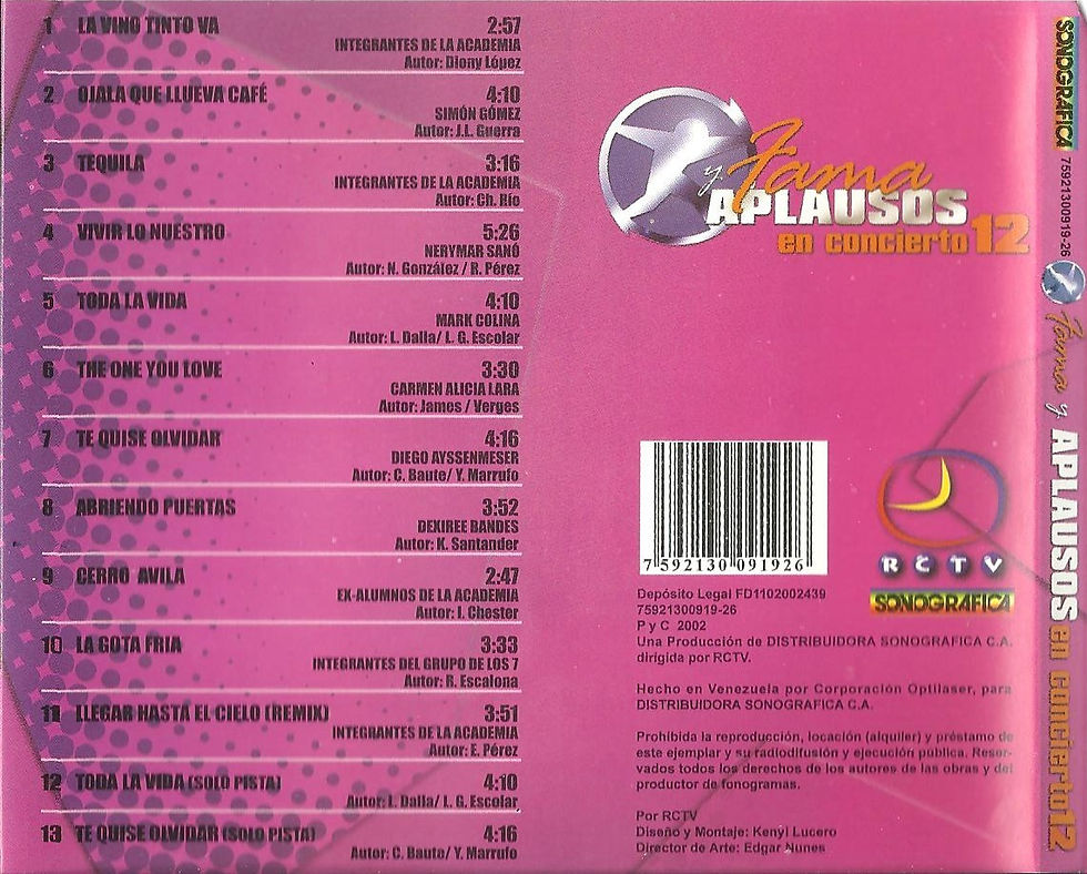 Fama y Aplausos concierto 12